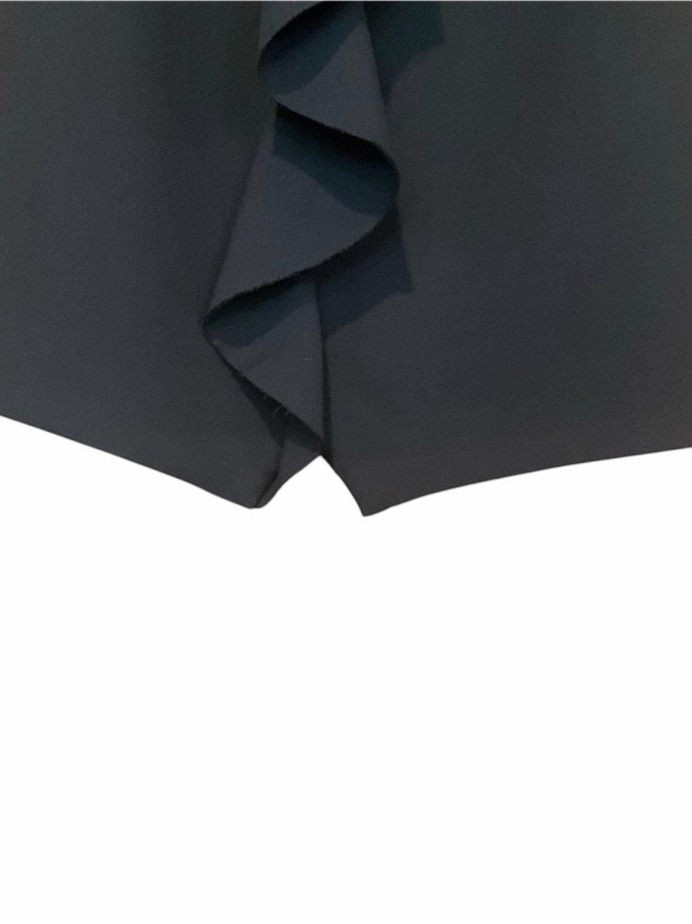 Trina Turk Black Sleeveless Ruffle Front Mini Dress - Size: 6 - Picture 6 of 10